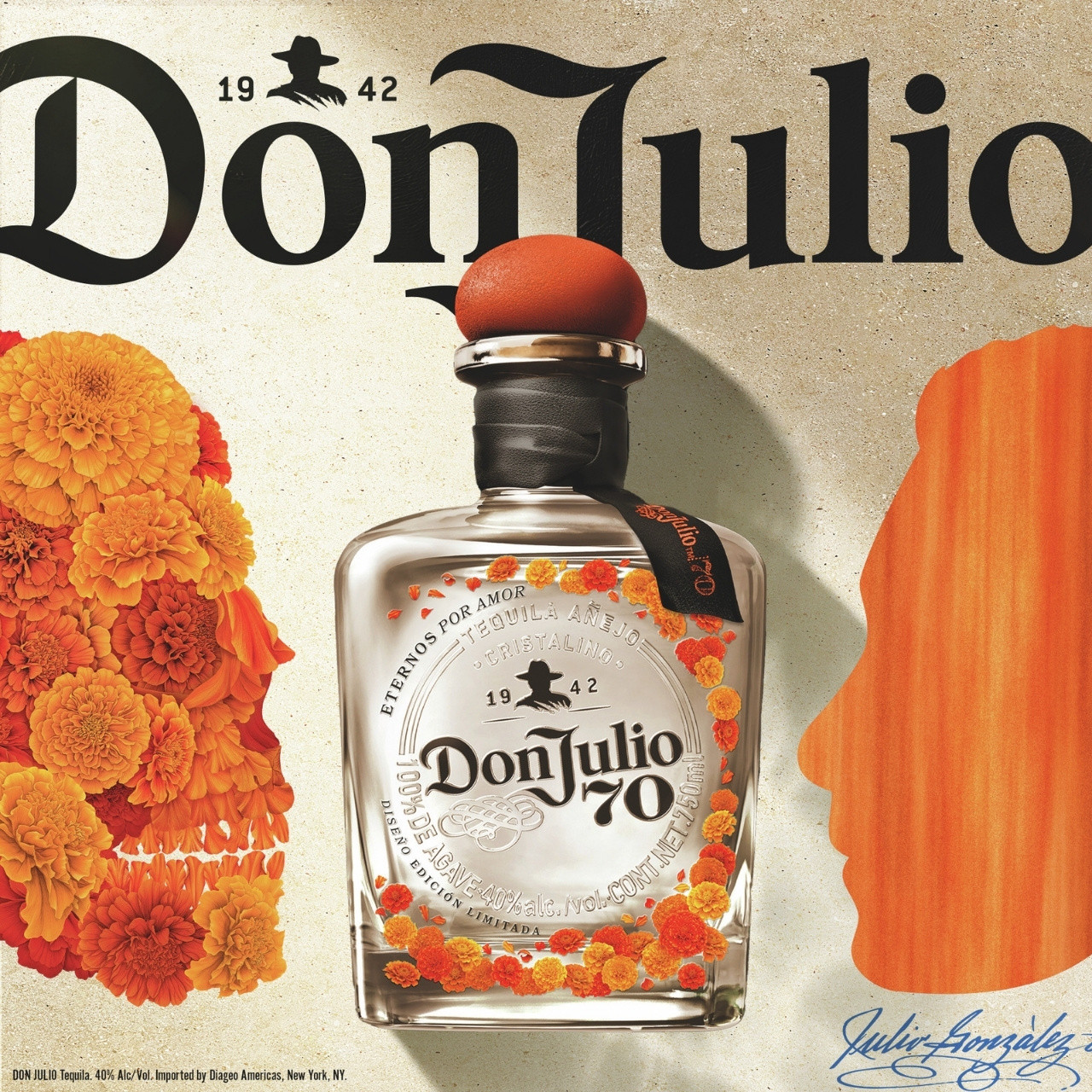 Don Julio 70th Anniversary Día de los Muertos 2026 Añejo Claro