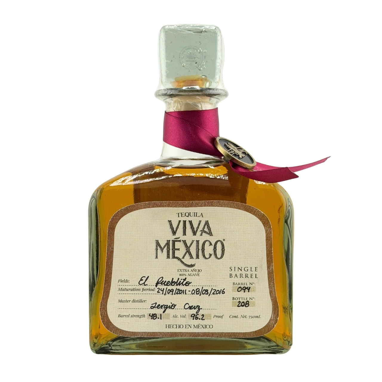 Viva Mexico Single Barrel Extra Anejo 750ml - Old Town Tequila