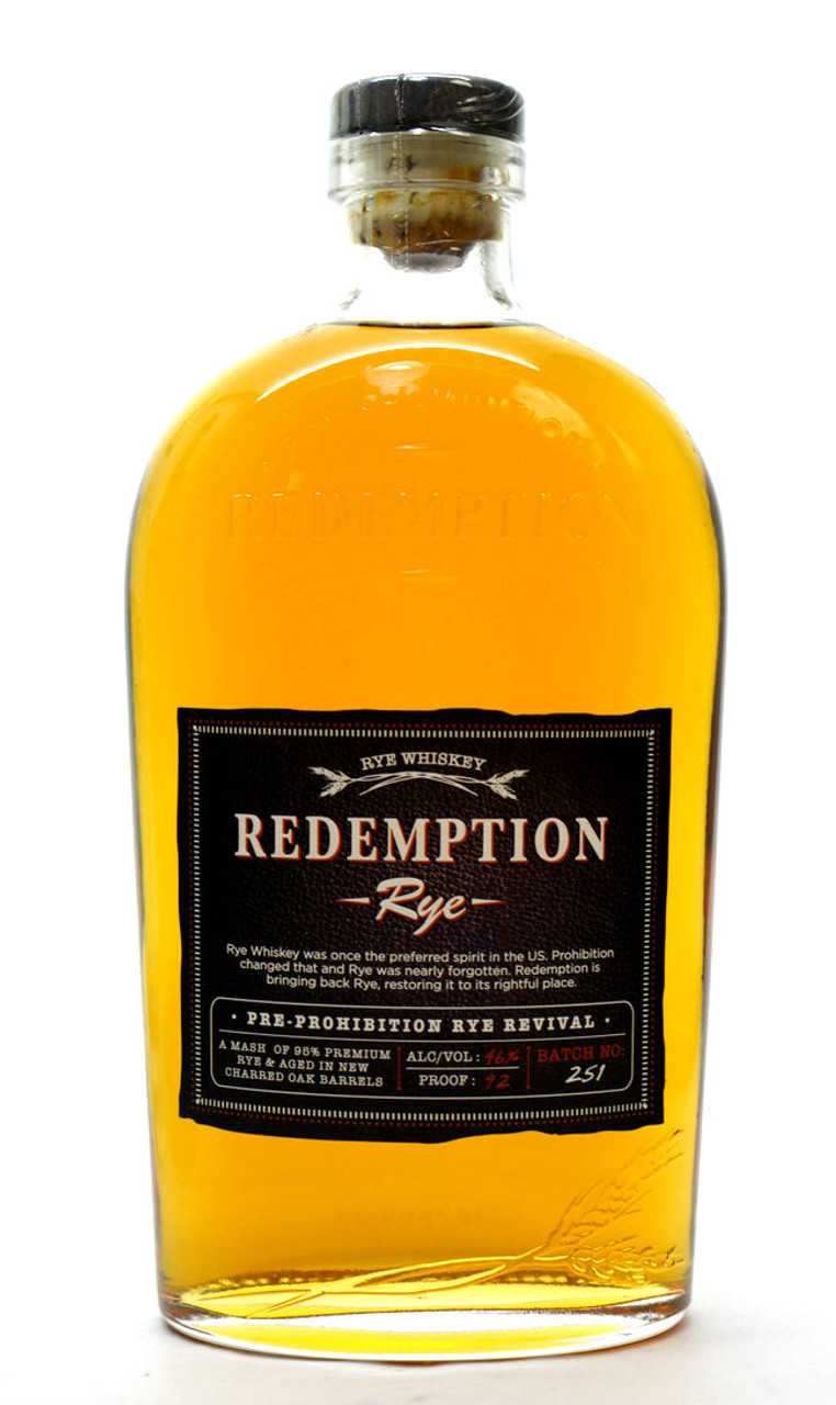 Redemption Rye Whiskey Old Town Tequila