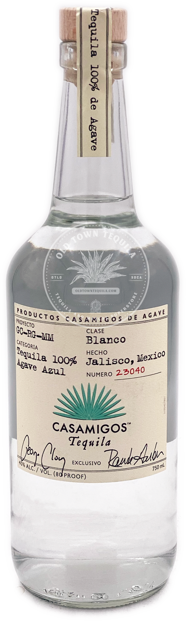 Casamigos Blanco Tequila Gift Set 750ml with 2 Rocks glasses