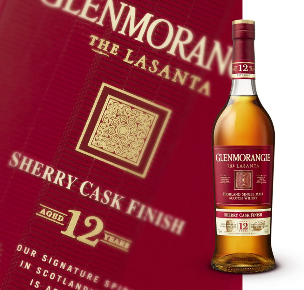 Glenmorangie 'The Original' 10 Year Old Single Malt Scotch Whisky,  Highlands, Scotland (750ml)