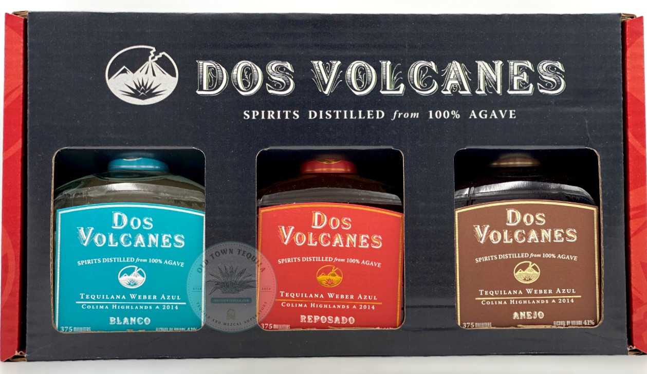 Dos Volcanes Agave Spirits 375ML Combo - Old Town Tequila