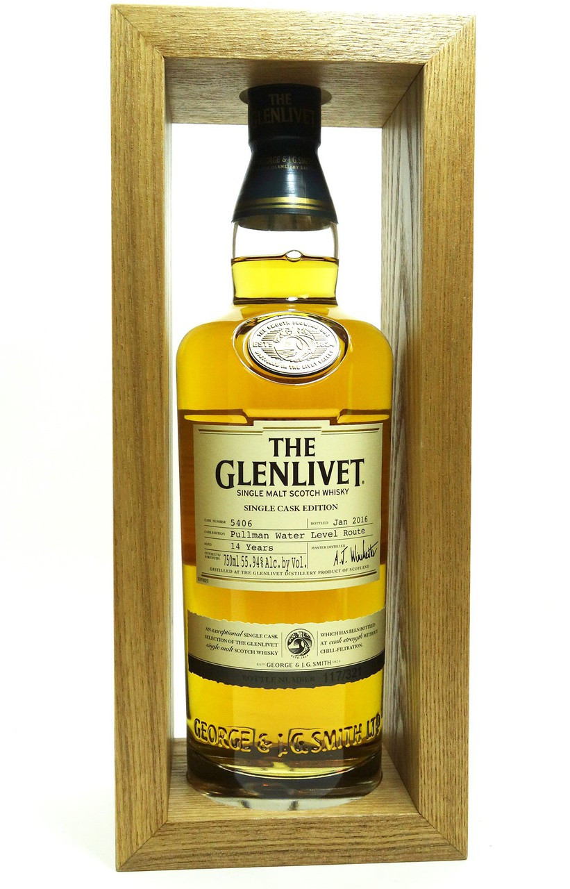 GLENLIVET 14 YEARS PULLMAN WATER LEVEL ROUTE WHISKY - Old Town Tequila