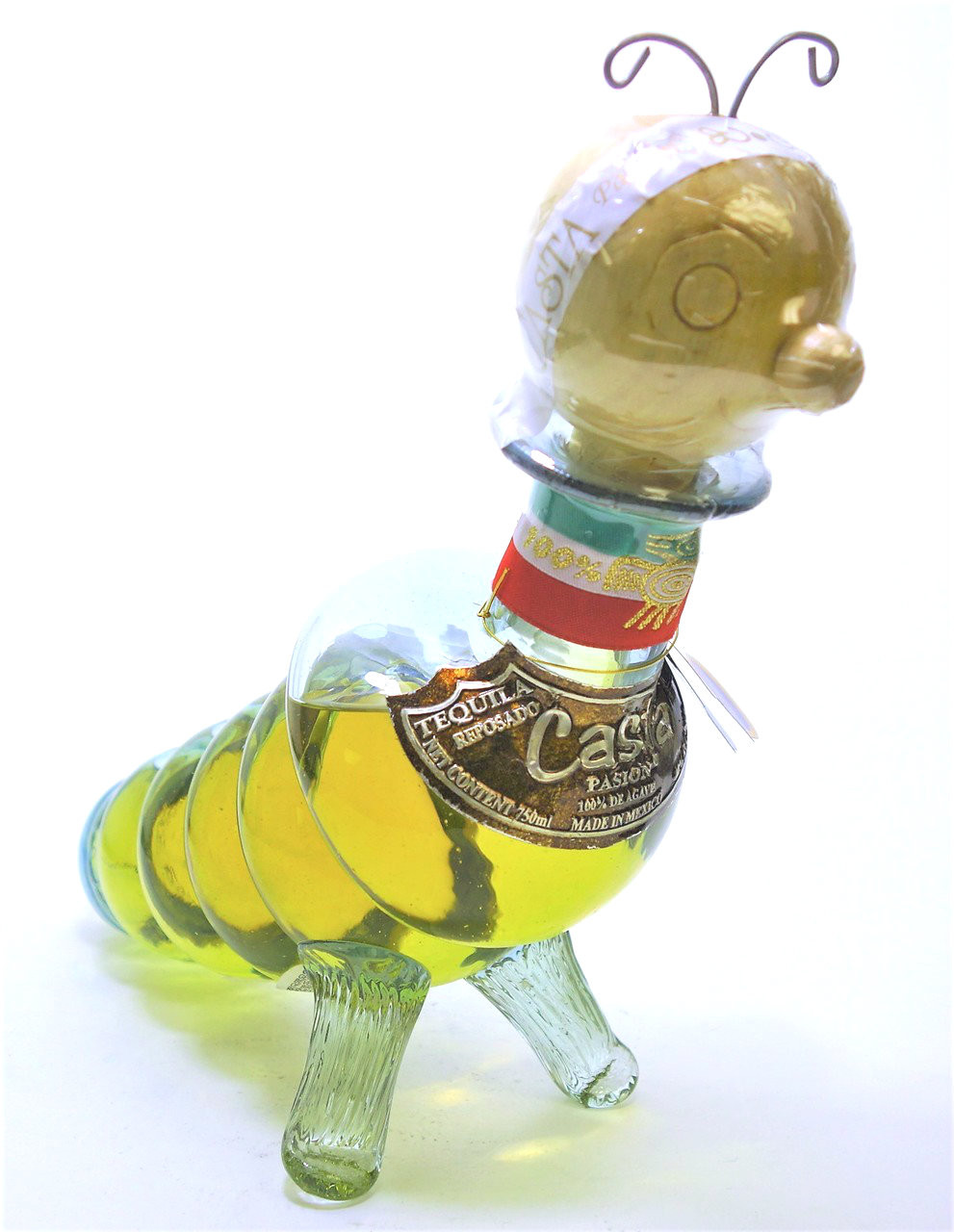 Casta Pasion Reposado Tequila Worm Old Town Tequila