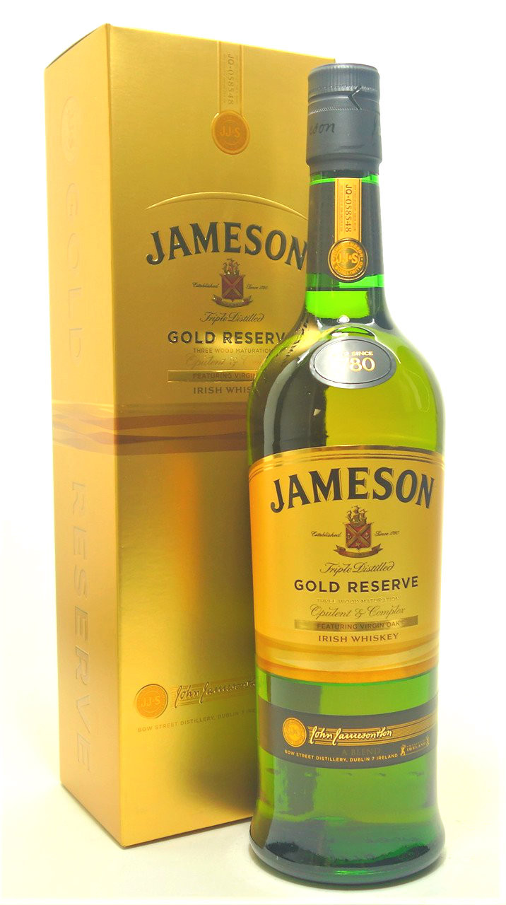 Gold Jameson Reserve Irish ジェムソン Whiskey | – Whisky - : box