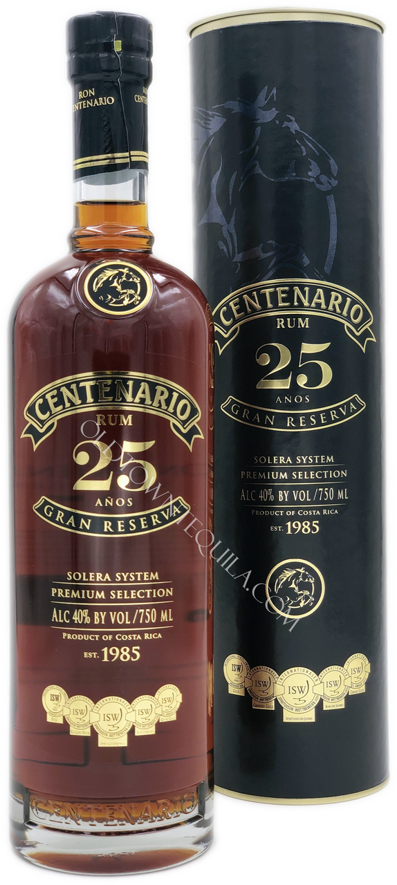 Centenario 25 Años Gran Reserva Rum - Old Town Tequila