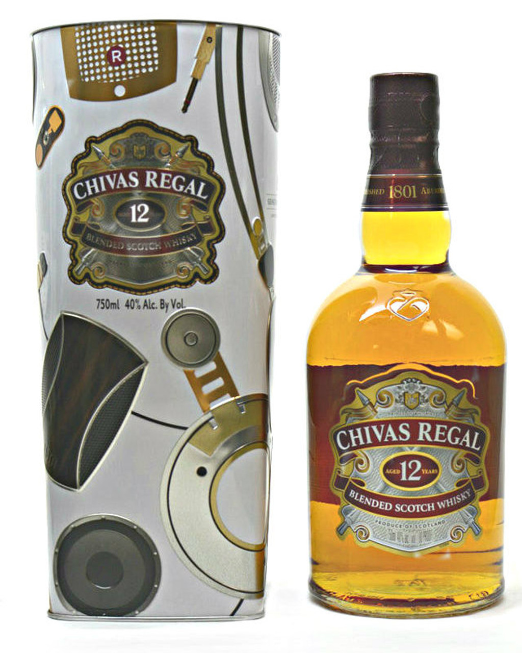 Chivas Regal 12 Year Old Blended Scotch Whisky 750mL