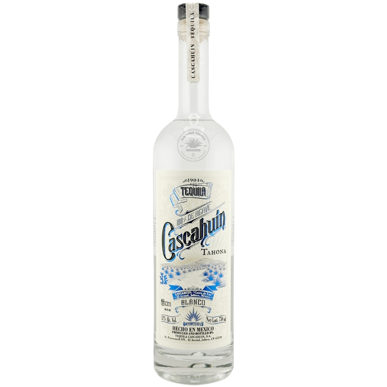 Cascahuin Tahona Blanco Tequila - Old Town Tequila