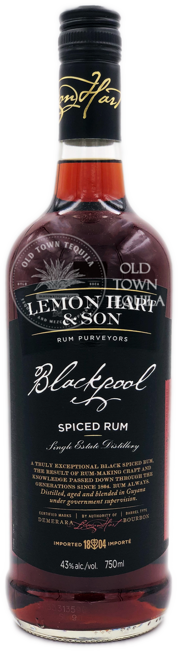 Hart Old - Town Spiced Blackpool & Son 750ml Rum Tequila Lemon