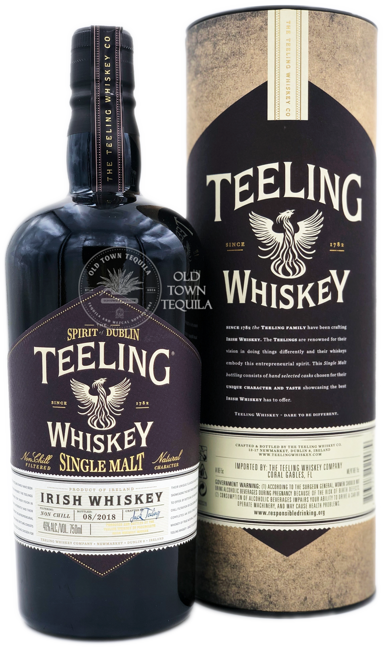 Teeling Single Pot Still Irish Whiskey 750ml.