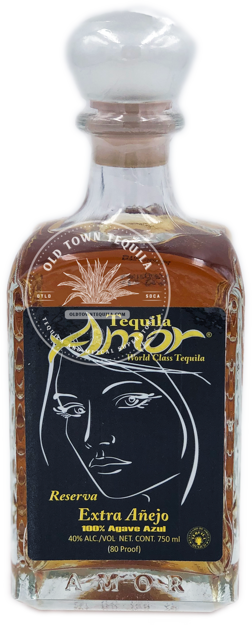 Tequila Amor World Class Extra Anejo Tequila 750ml Old Town Tequila