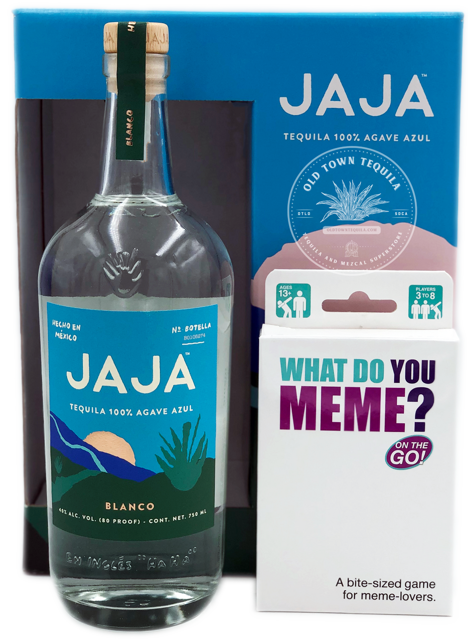 Jaja Tequila Blanco X What Do You Meme Party In A Box Old Town Tequila