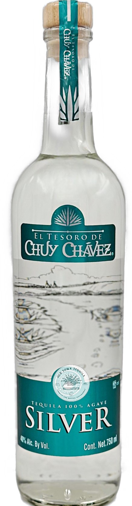 Tesoro De Chuy Chavez Silver Tequila Old Town Tequila