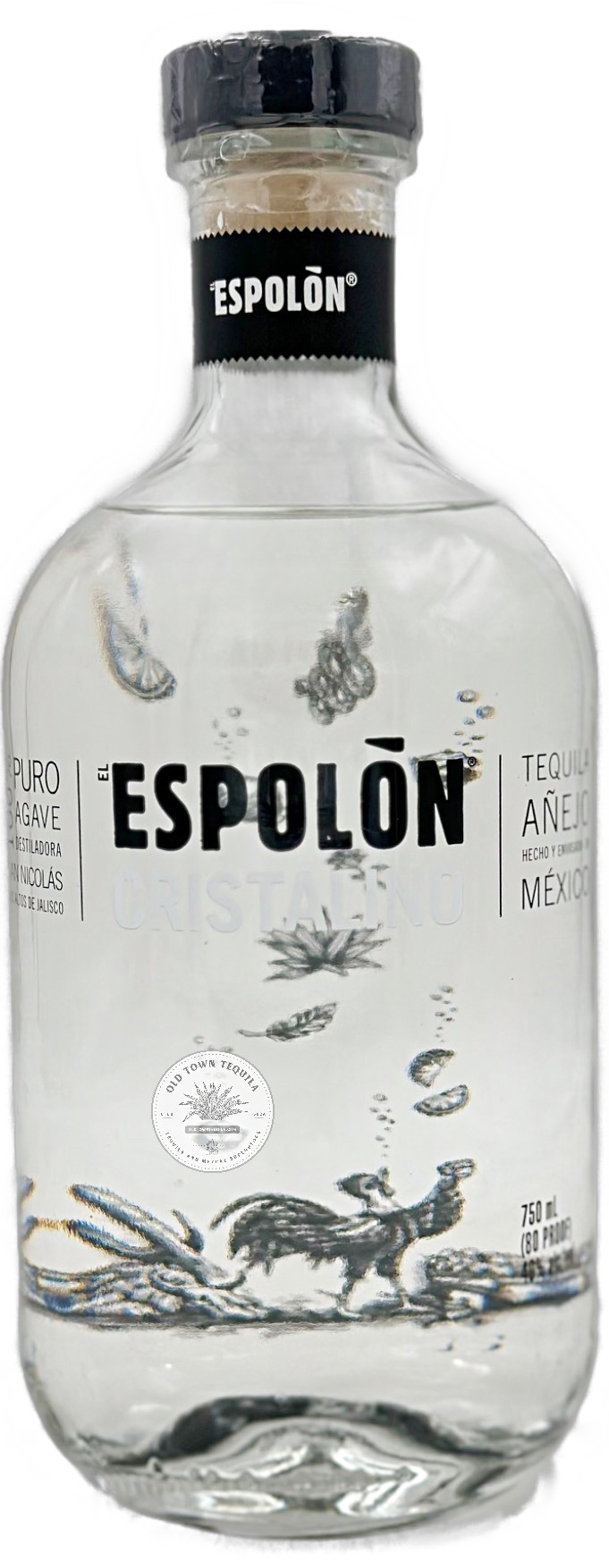 Espolon Cristalino Anejo Tequila Old Town Tequila
