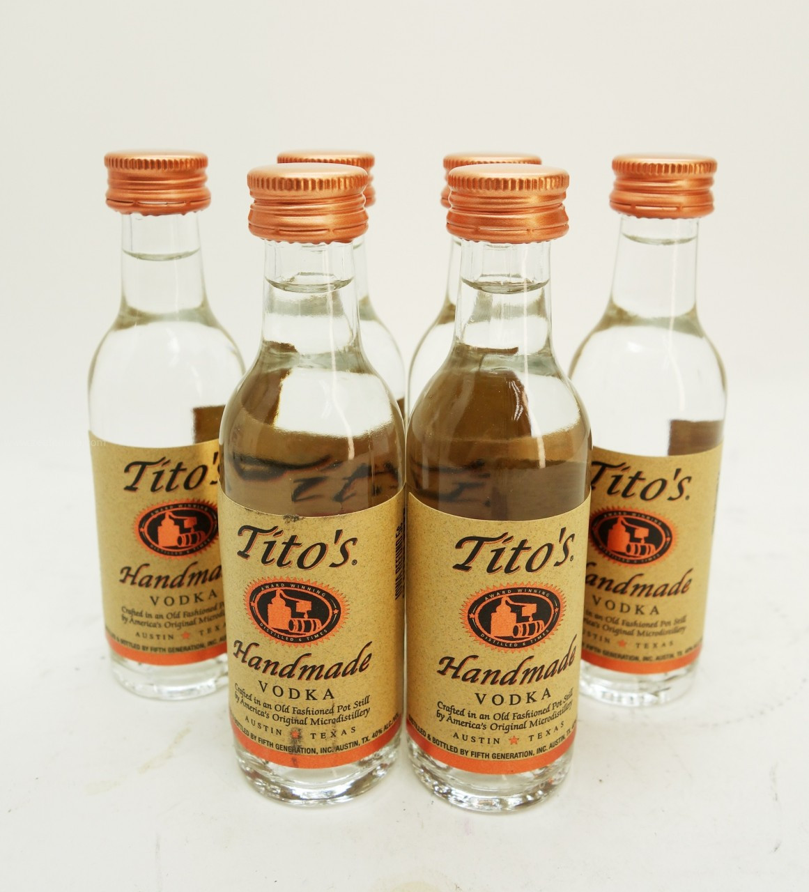 Tito's Vodka 50 ML. (6 Bottles) Old Town Tequila