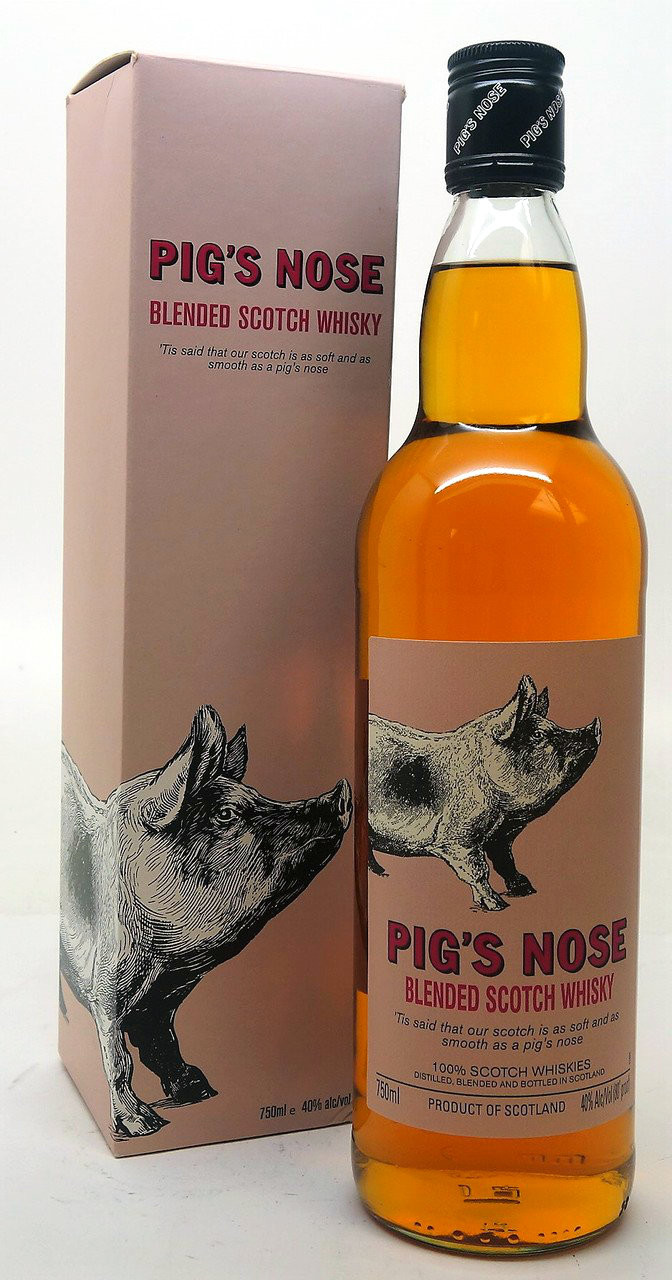 Pig's Nose Blended Scotch Whisky Old Town Tequila
