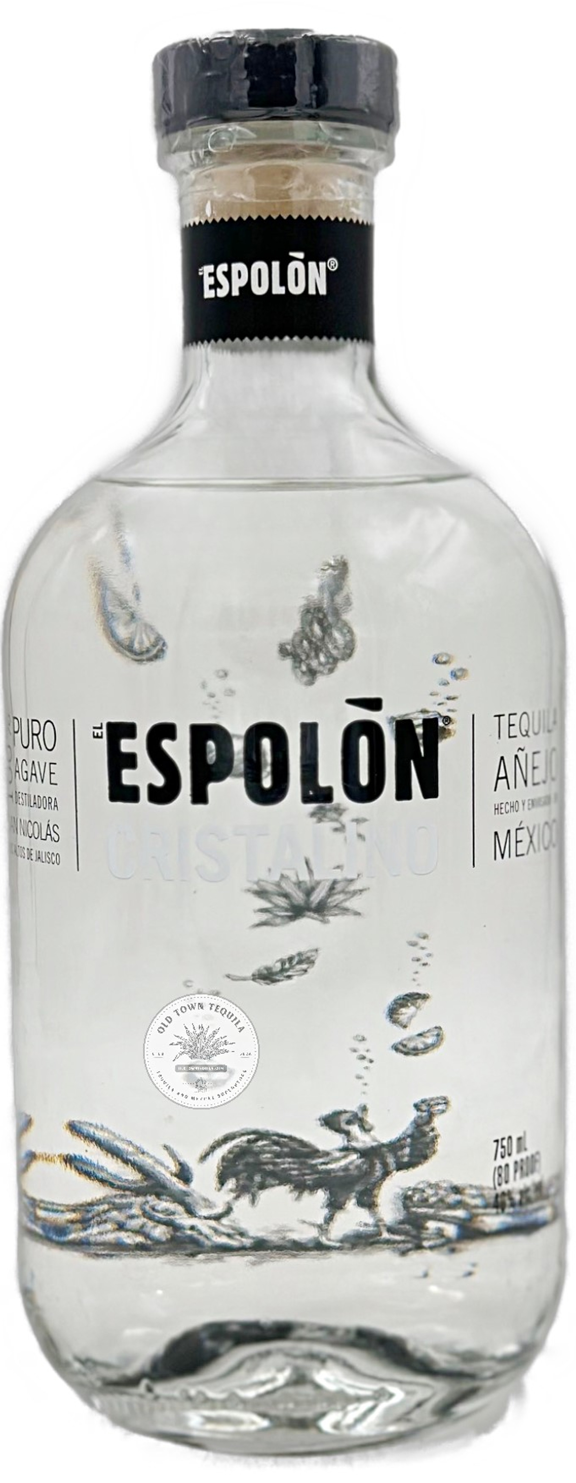 Espolon Cristalino Anejo Tequila Old Town Tequila