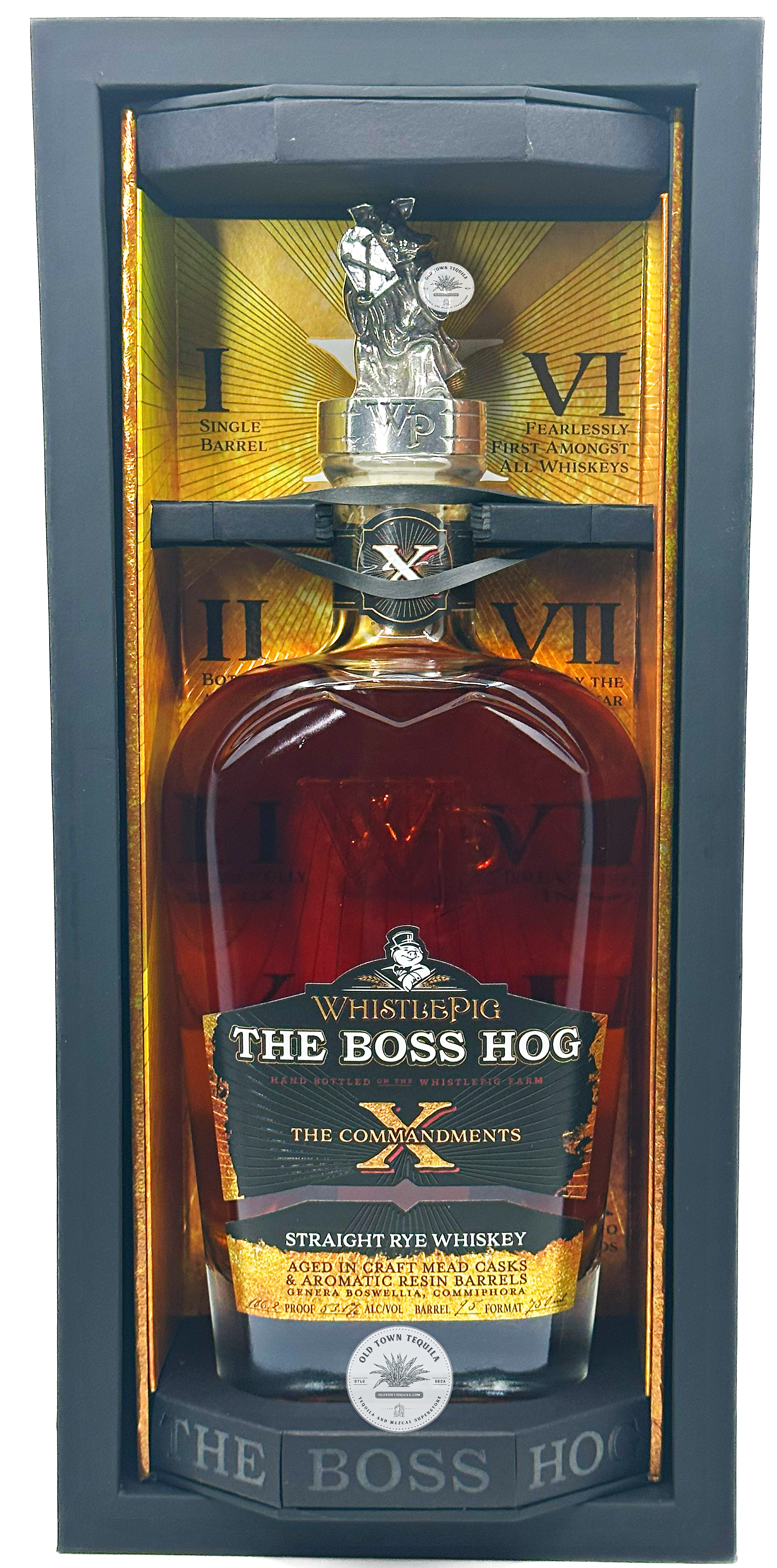 Whistlepig Boss Hog X The Commandments Straight Rye Whiskey - Old Town ...