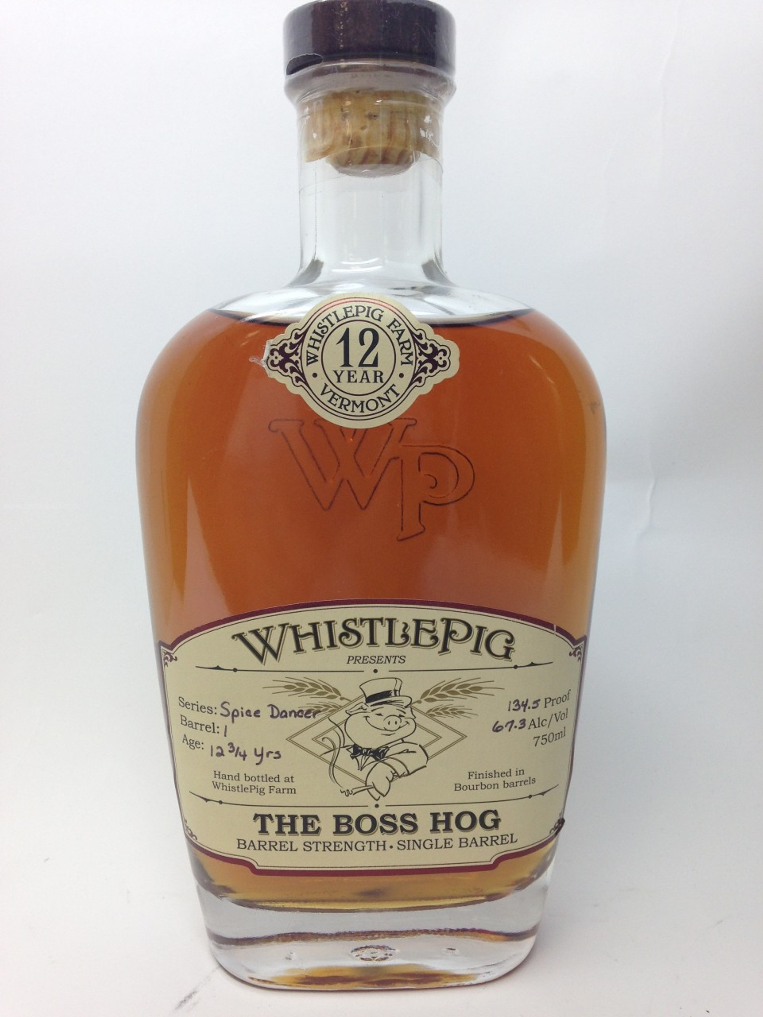 Whistlepig farm The Boss Hog 12 year Bourbon Old Town Tequila