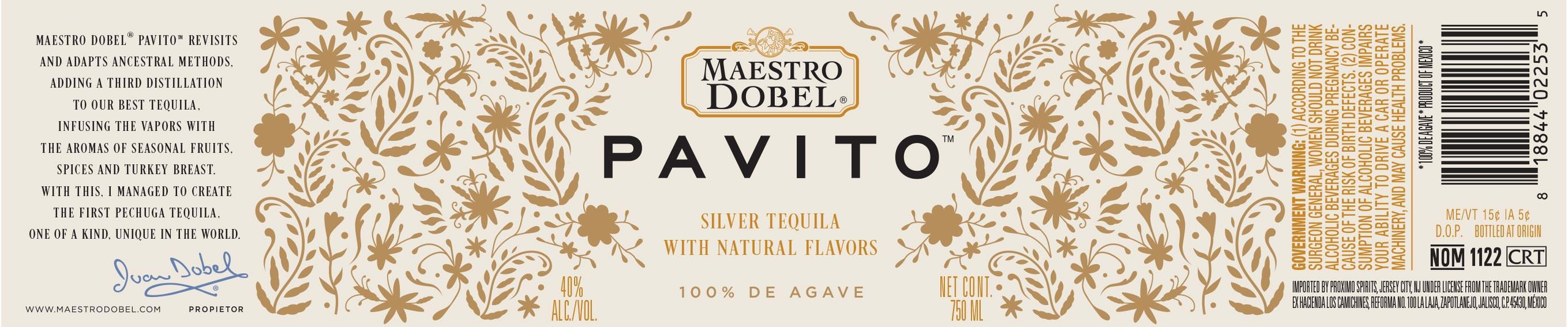 Maestro Dobel PAVITO Tequila 750ml Old Town Tequila