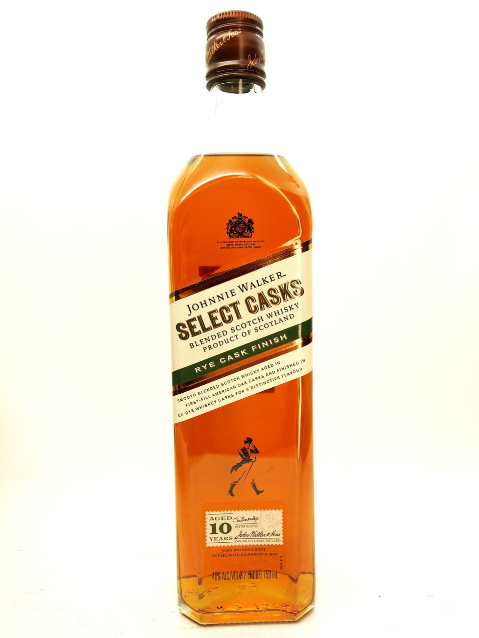Johnnie Walker Rye Cask Finish 10 Years Old Town Tequila