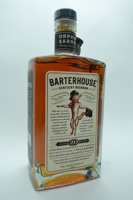 Orphan Barrel Barterhouse 20 Years Aged Kentucky Bourbon Whiskey Old