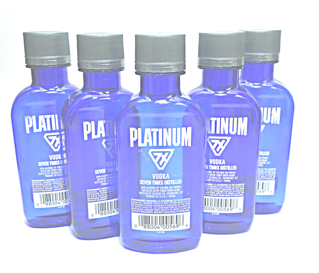 PLATINUM 7X VODKA 5X100ml Old Town Tequila