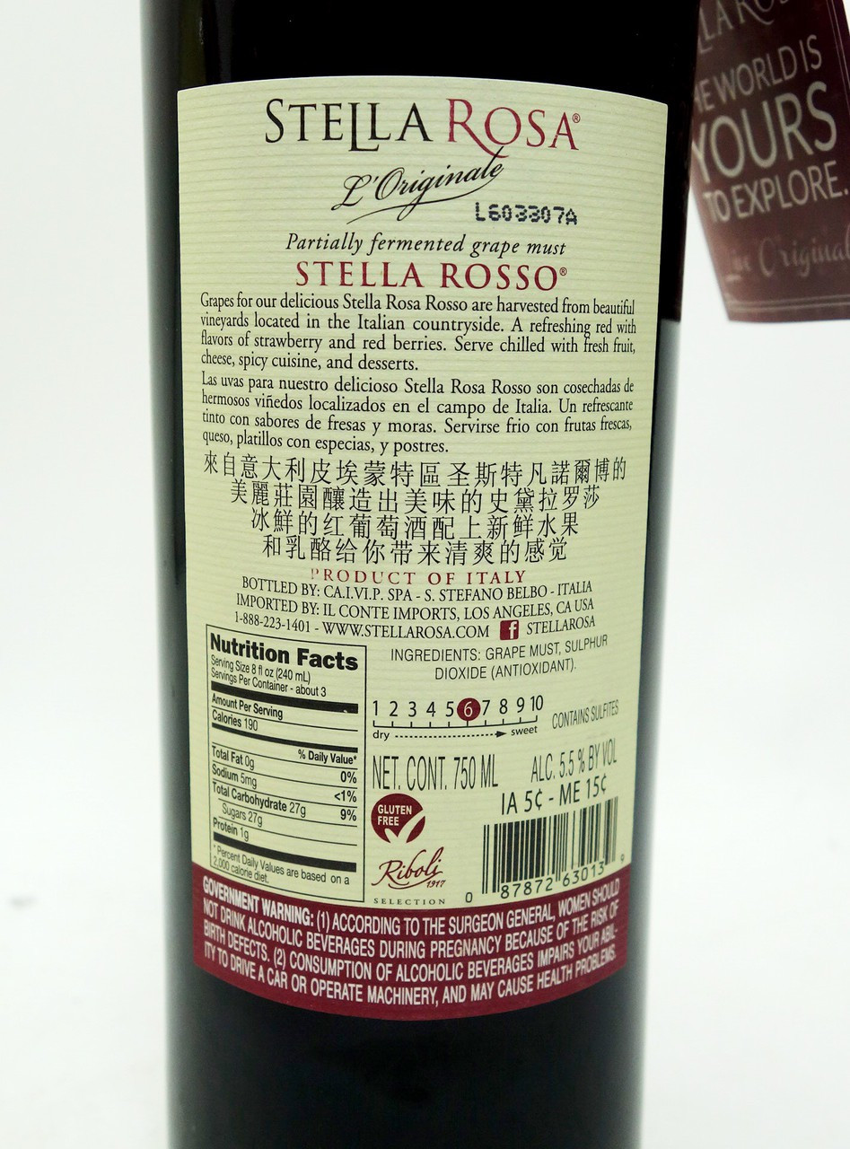 STELLA ROSA RED Old Town Tequila