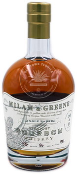 Milam & Greene Single Barrel Straight Bourbon Whiskey 750ml