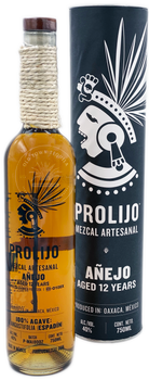 Prolijo Mezcal Artesanal Añejo Aged 12 Years 750ml