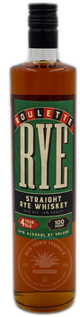Roulette Straight Rye Whiskey Aged 4 Years 750ml