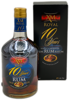XM Royal 10 Years Finest Caribbean Rum 750ml