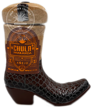 Chula Parranda Ceramic Boot Tequila Anejo 375ml