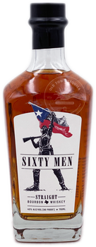Sixty Men Straight Bourbon Whiskey 750ml
