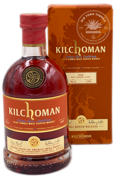 Kilchoman Islay Single Malt Scotch Whisky  USA Small Batch No. 3
