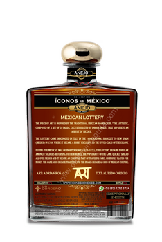 Iconos de Mexico Mexican Lottery Tequila Añejo 750ml Iconos de Mexico Mexican Lottery Tequila Añejo 750ml