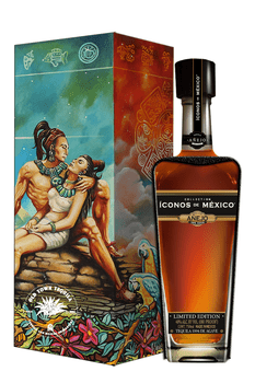 Iconos de Mexico Mayan Misticism Tequila Wooden Box Añejo 750ml