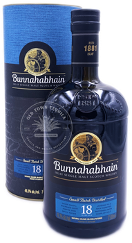 Bunnahabhain Islay Single Malt Scotch Whisky 18 years 750ml