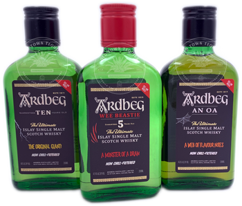 ARDBEG The Ultimate Islay Single Malt Scotch Whisky The THREE MONSTERS OF SMOKE 3x200ml 