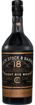 Lock Stock & Barrel Straight Rye Whiskey 18 Years