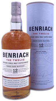 Benriach The Twelve Speyside Single Malt Scotch Whisky Three Cask Matured 12 yrs 750ml