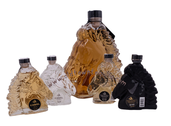 Tequila Cabal (Horse Head ) Anejo 750ml with set of 4 Expresion 100ML 
