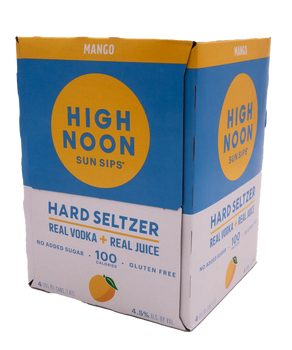 High Noon Mango Hard Seltzer 4-Pack 355ml