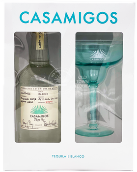 Casamigos Tequila Blanco Gift Set with Margarita Glass