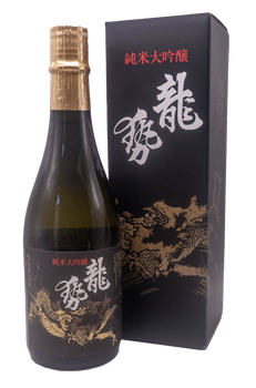 Ryusei Junmai Daiginjo Black Label 720ml Front  label