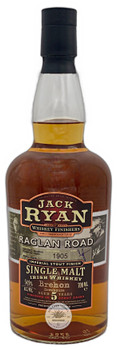 Jack Ryan Raglan Road 5 Year Old Irish Whiskey 700ml