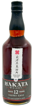 Hakata 12 Year Old Sherry Cask Japanese Whisky 700ml
