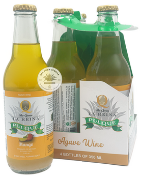 The Queen La Reina Pulque Mango Flavored 4/Pack 350ml