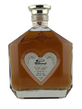 Riqueza Cultural Extra Anejo Heart Glass Bottle