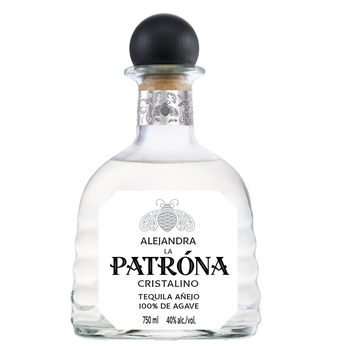 La Patron Añejo Cristalino with Custom Label